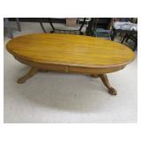 Oak Coffee Table 54'x28'17'T