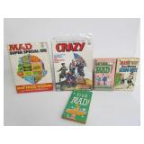 Mad Magazines W/Books