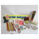 Lots Of Vtg Items,Pencils