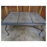 Coffee Table Tile Top W/Slate Look 39'x27'