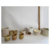 Roseville Crocks,Pottery Cups