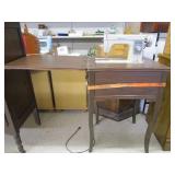 Gimbels Sewing Machine In Cabinet Does Power UP