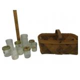 Canning Jars W/Basket Canning Jars W/Basket