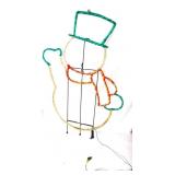 Light Up Yard Art Snowman Does Not Wk 46'T Light Up Yard Art Snowman Does Not Wk 46'T