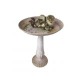 Plastic Made Bird Bath 2Ft T Plastic Made Bird Bath 2Ft T