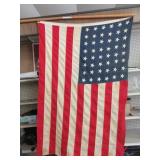 48 Star American Flag Flown on US base in Germany 48 Star American Flag Flown on US base in Germany