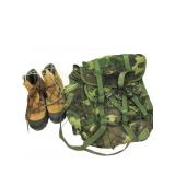 Military Backpack W/Boots 9W Military Backpack W/Boots 9W