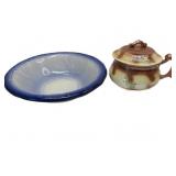 Ceramic Wash Basin W/Soup Pot Ceramic Wash Basin W/Soup Pot