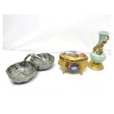 Trinket Box,Stangl Centerpiece Dish,Ceramic Vase Trinket Box,Stangl Centerpiece Dish,Ceramic Vase