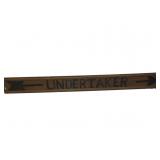 Wood Undertaker Sign 48'L Wood Undertaker Sign 48'L