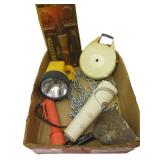 Chain, Flashlight & Tape Measure