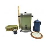 Vintage Kitchen,Westbend,Enamel Coffee Pot