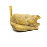 Wood Cat Sculpture