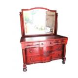 Antique Dresser Has Damage 52'Wx25'D