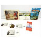 Vintage Map,Worlds Fair Pamplets,Etc