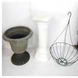 Pedestal,Plastic Planter,Wire Planter