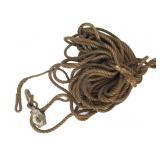 Old Rope With Old Pulley