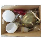Box Of Various Size Lamp Globes