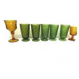 Indiana Glass Avocado Green Tumblers