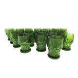 Indiana Glass Avocado Green Tumblers