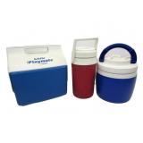 3 Small Coolers