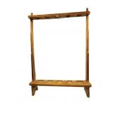 Wood Gun Rack 28'Wx39'T