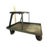 Industrial Stool On Wheels