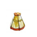 Vintage Stained Glass Lamp Shade 11'Tx13'R Bottom Vintage Stained Glass Lamp Shade 11'Tx13'R Bottom