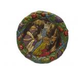 3 Wisemen Ceramic Christmas Wreath 18'R 3 Wisemen Ceramic Christmas Wreath 18'R