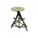 Antique Handmade Stool 17'T Antique Handmade Stool 17'T