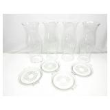 Glass Domes w/Stands 14'Tx5.5'R Glass Domes w/Stands 14'Tx5.5'R
