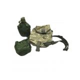 US Army Issue Military Bag W/Canteen US Army Issue Military Bag W/Canteen