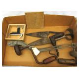 Vintage Tools,Hand Drill,Snips Vintage Tools,Hand Drill,Snips