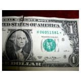 2013 Star Note Ser# H06051581* w/edge tear 2013 Star Note Ser# H06051581* w/edge tear