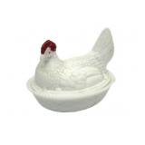Rooster Milkglass Candy Dish Rooster Milkglass Candy Dish