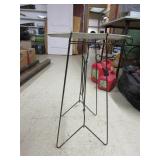 Metal Tray On Metal Stand Art 21'T/Tray 14'x9' Metal Tray On Metal Stand Art 21'T/Tray 14'x9'