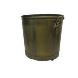 Brass Planter On Wheels 16'Tx15'R Brass Planter On Wheels 16'Tx15'R