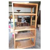 Bookshelf On Wheels 31.5'x18'Dx64.5'T Bookshelf On Wheels 31.5'x18'Dx64.5'T