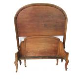 Antique Twin Sleigh Bed missing side rails Antique Twin Sleigh Bed missing side rails