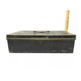 Vintage Metal Cash Box: NO Key Vintage Metal Cash Box: NO Key
