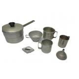 Vintage Alum Kitchen,Pot,Measure Cups,Funnel Vintage Alum Kitchen,Pot,Measure Cups,Funnel