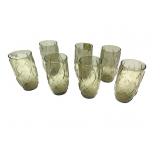 Mid Century Smokey Glass Beverage Glasses Mid Century Smokey Glass Beverage Glasses