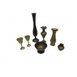 Assorted Brass Vases, Assorted Brass Vases,