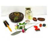 Vtg Items,Glass Flowers,CK Perfume, Vtg Items,Glass Flowers,CK Perfume,