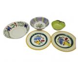 Mid Century Ceramic Plates And Bowls Mid Century Ceramic Plates And Bowls