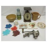 Antique Scale,Trivets,Coasters,Antique Grinder Antique Scale,Trivets,Coasters,Antique Grinder