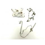 Costume Jewelry W/Ceramic Elephant Costume Jewelry W/Ceramic Elephant