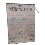 The New Yorker Framed Poster 28'x40.5' The New Yorker Framed Poster 28'x40.5'