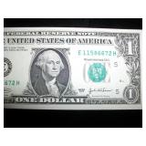 $1 2003 Fr#1928E Ser# E11586672H GEM NEW