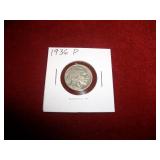 1936 P Indian/Buffalo Nickel